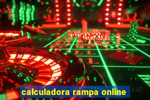 calculadora rampa online